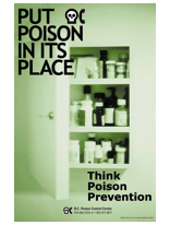 Poison prevention material - put poison in its place poster