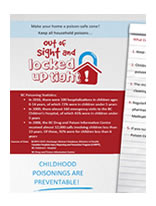 Out of Sight and Locked Up Tight Brochure Poison Prevention Material - Out of Sight and Locked Up Tight Brochure